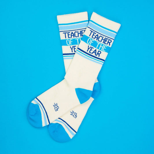 Teacher Of The Year Gym Crew Socks - vibeboxshop
