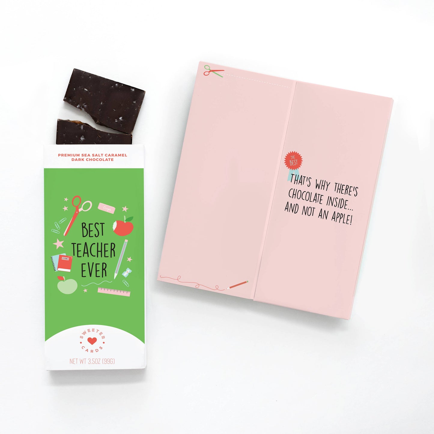 Teacher Appreciation Card with Chocolate
