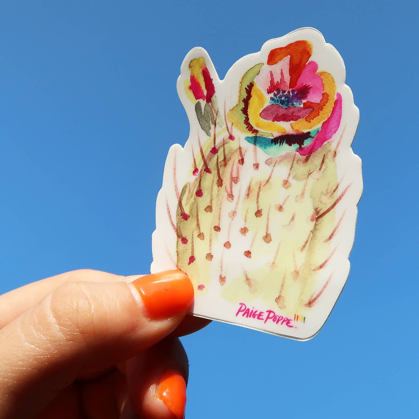 "Technicolor Bloom" Diecut Sticker - vibeboxshop