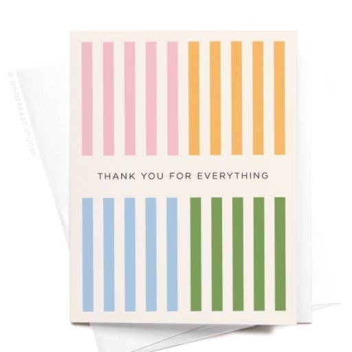 Thank You for Everything Greeting Card - vibeboxshop