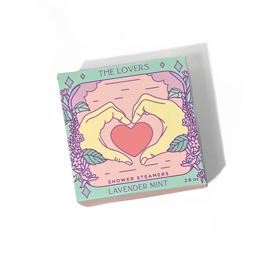 The Lovers Shower Steamer Set in Lavender Mint - vibeboxshop