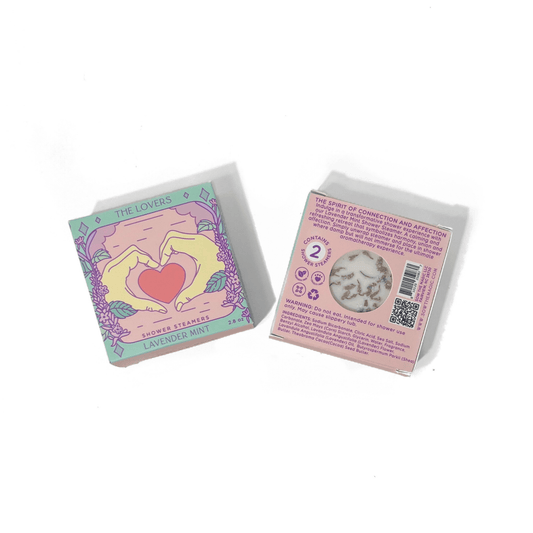 The Lovers Shower Steamer Set in Lavender Mint - vibeboxshop