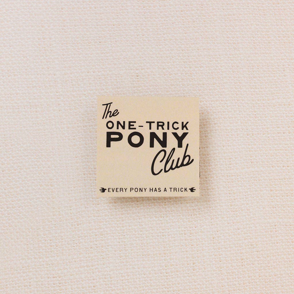 The One - Trick Pony Club Magnetic Bookmark - vibeboxshop