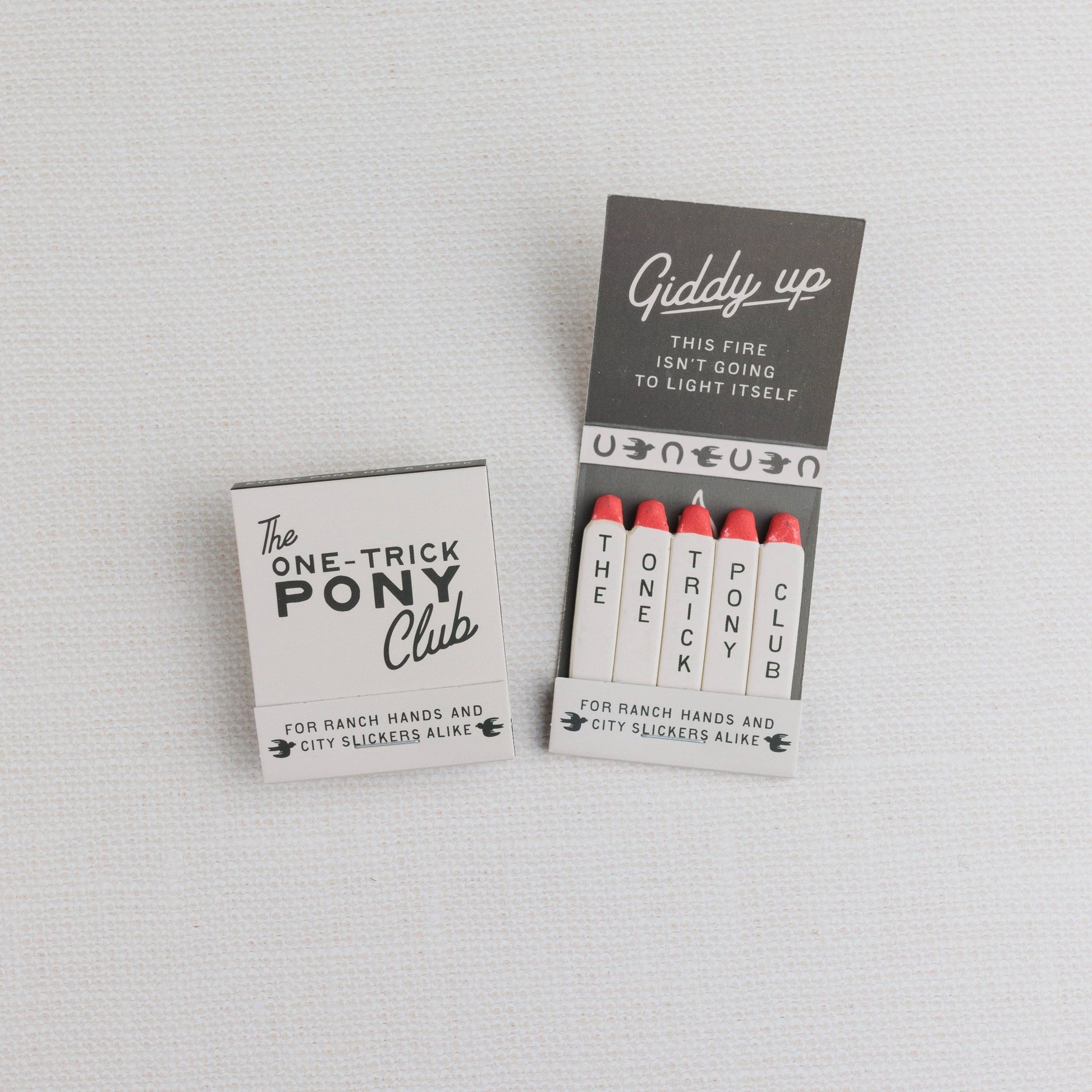 The One - Trick Pony Matchbook - vibeboxshop