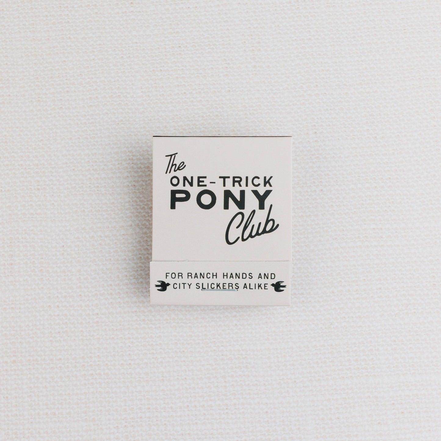The One - Trick Pony Matchbook - vibeboxshop