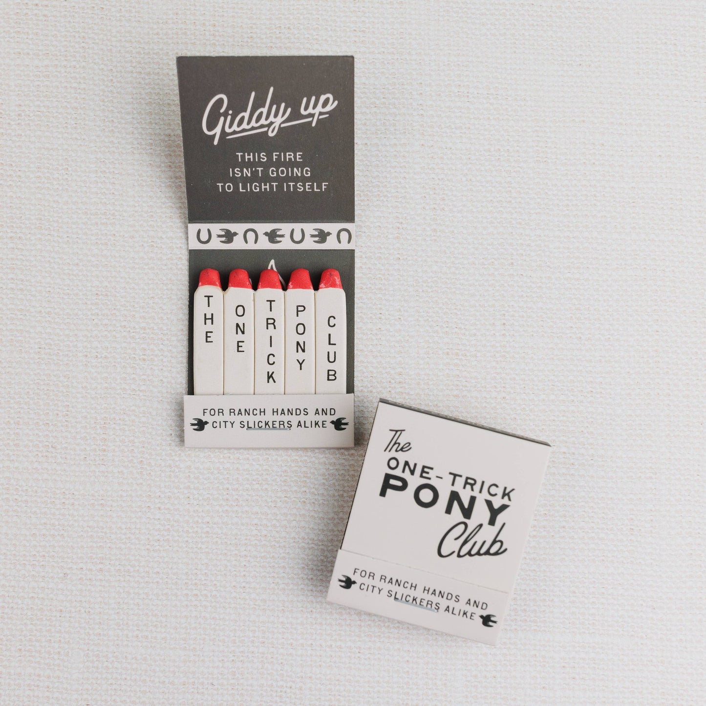 The One - Trick Pony Matchbook - vibeboxshop