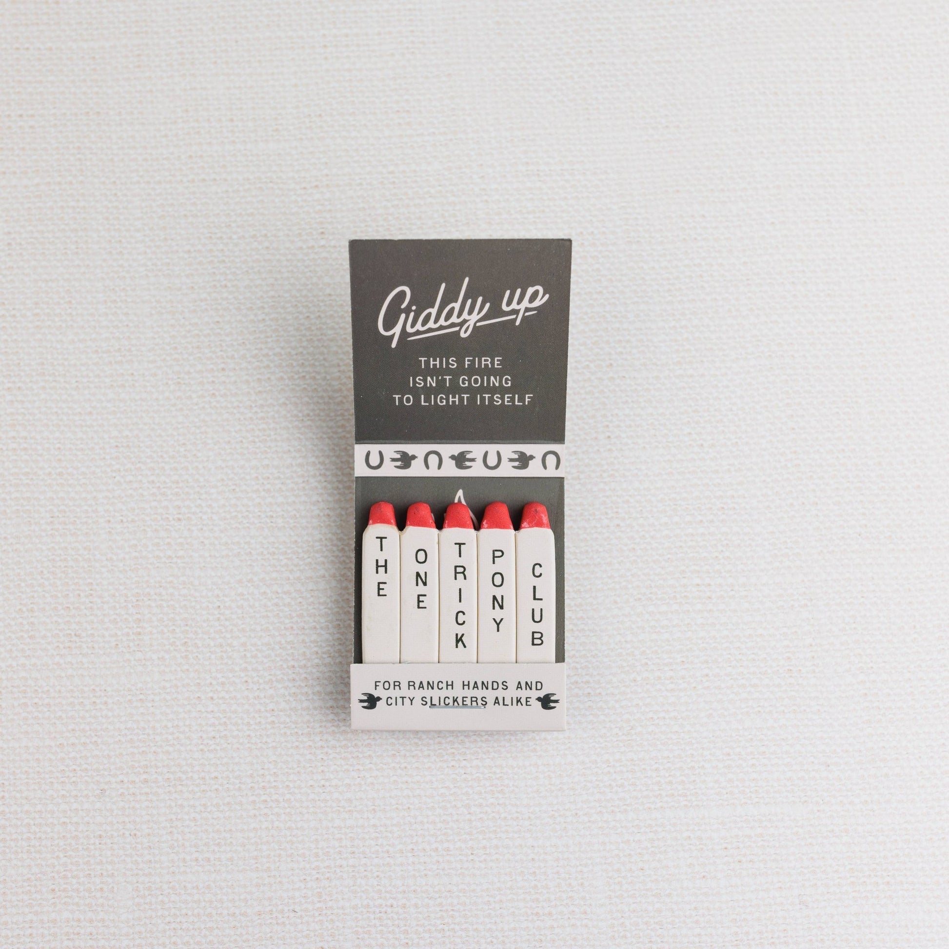 The One - Trick Pony Matchbook - vibeboxshop
