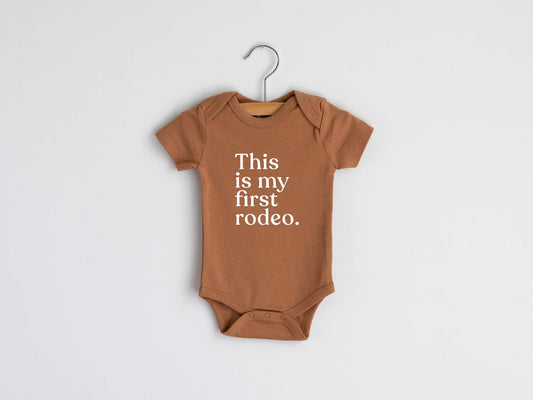 This is My First Radio - Camel Onesie - vibeboxshop