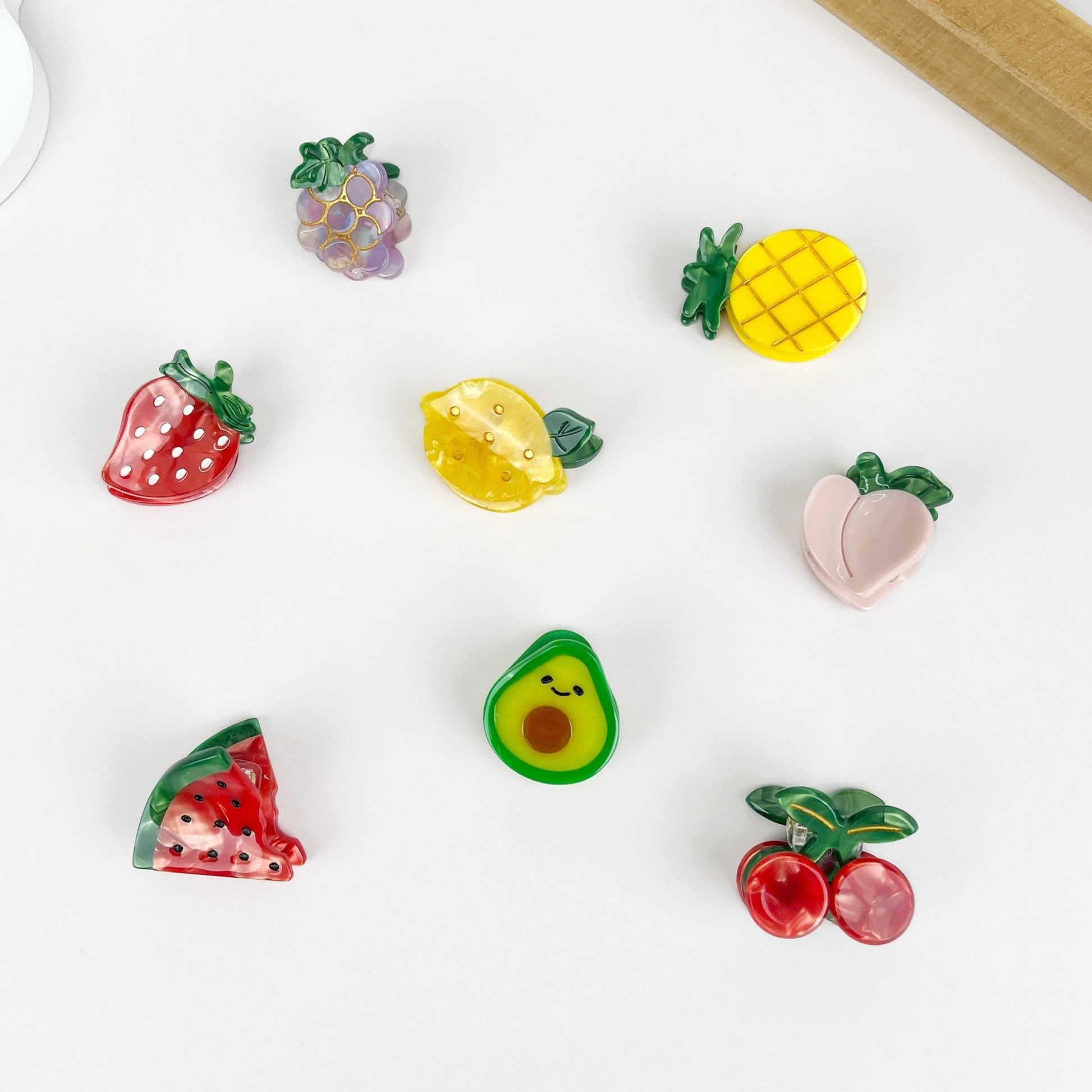 Tiny Fruit Hair Clips - vibeboxshop