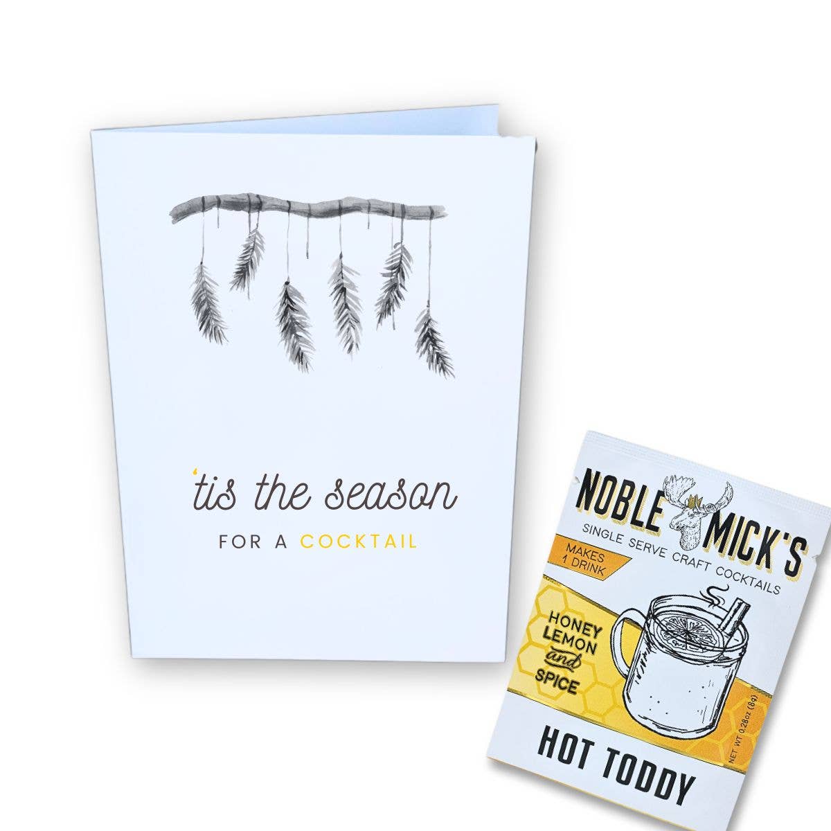 Tis' The Season Card & Cocktail - vibeboxshop