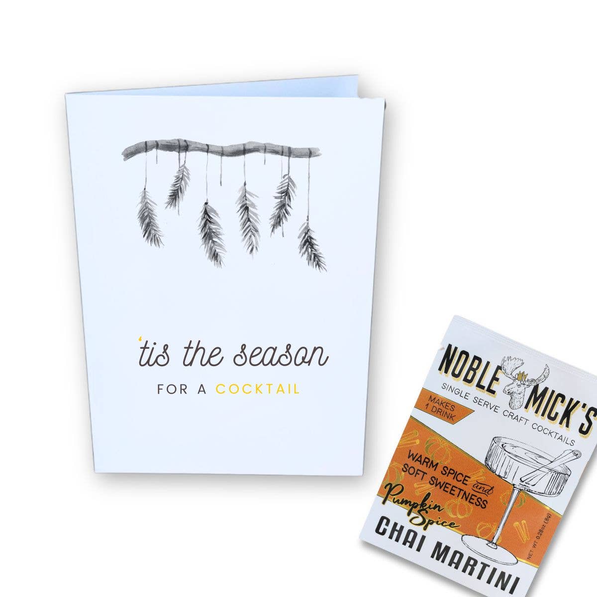 Tis' The Season Card & Cocktail - vibeboxshop