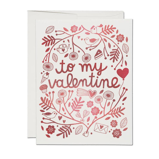 To My Valentine Greeting Card - vibeboxshop