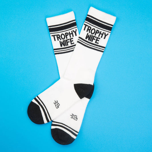 Trophy Wife Gym Crew Socks - vibeboxshop