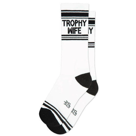 Trophy Wife Gym Crew Socks - vibeboxshop