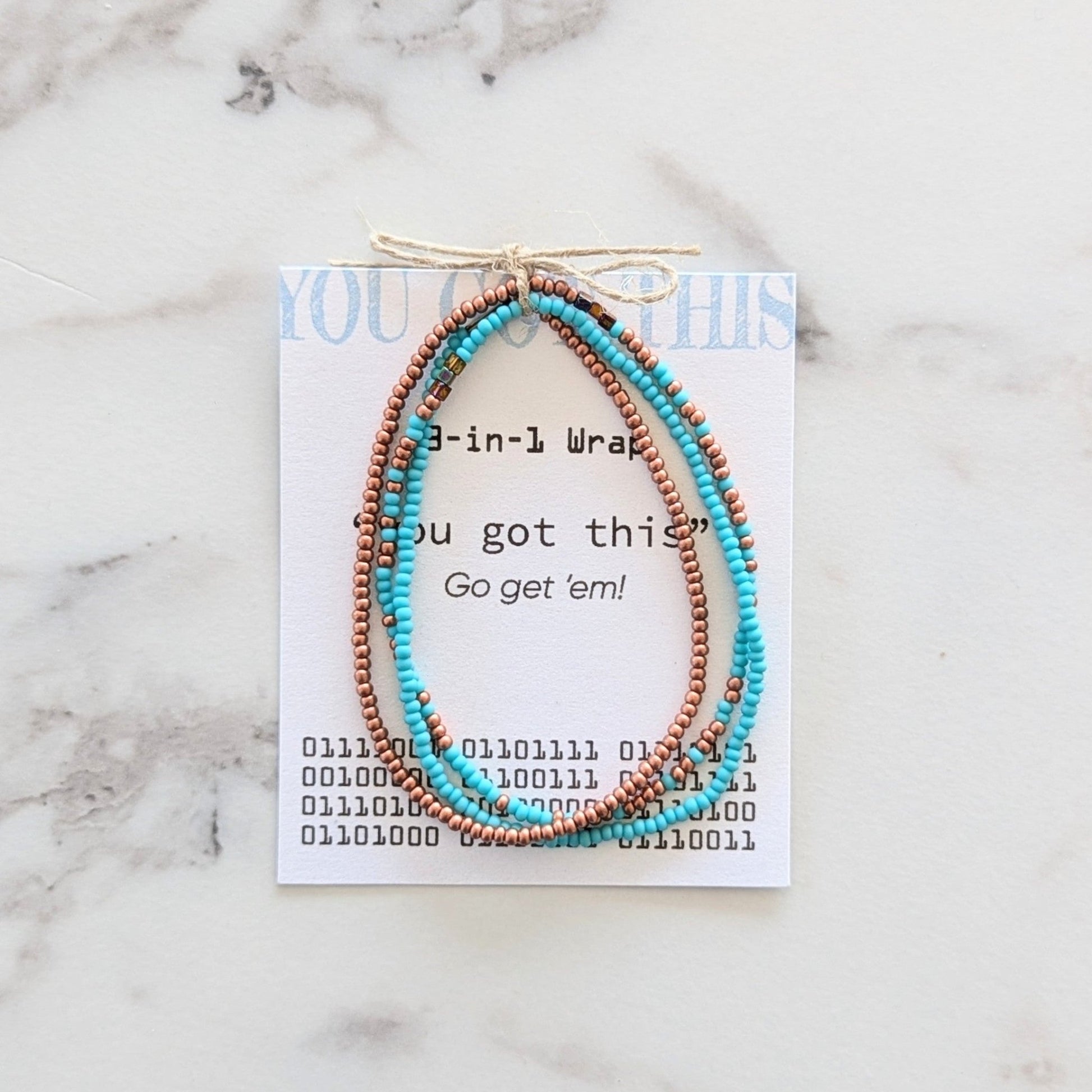 Uplighten Binary Code Bracelets - vibeboxshop