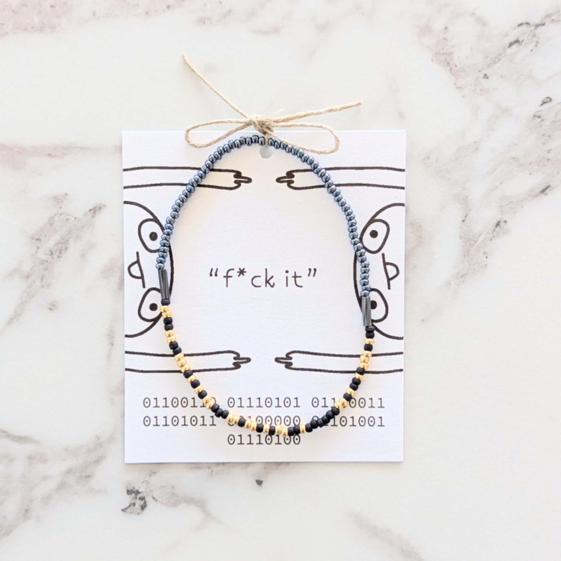 Uplighten Binary Code Bracelets - vibeboxshop