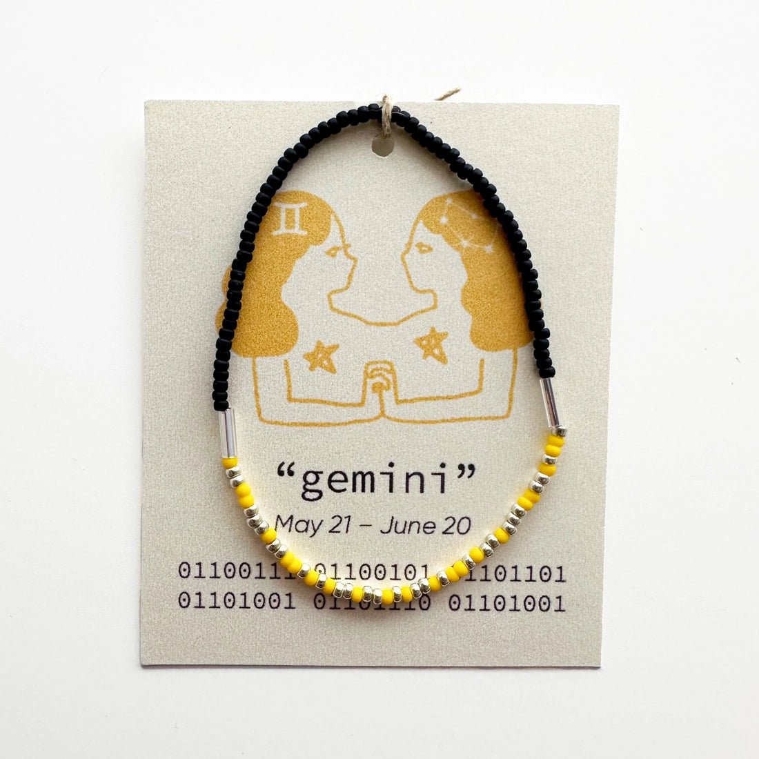 Uplighten Zodiac Binary Code Bracelets - vibeboxshop