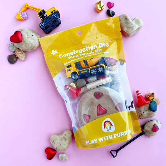 Valentines "I Dig You" Construction KidDough Play Kit - vibeboxshop