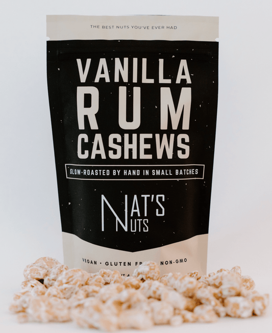 Vanilla Rum Cashews by Nat's Nuts - vibeboxshop