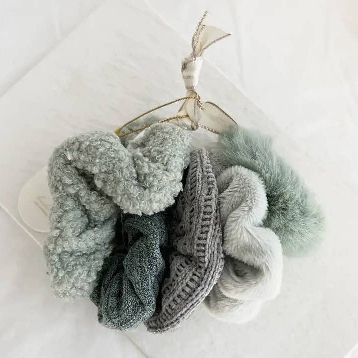 Velvet Scrunchie Set - vibeboxshop