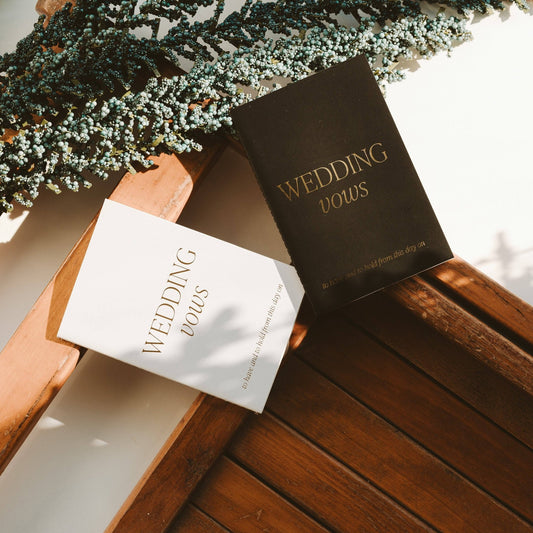Wedding Vows Booklet Set - vibeboxshop
