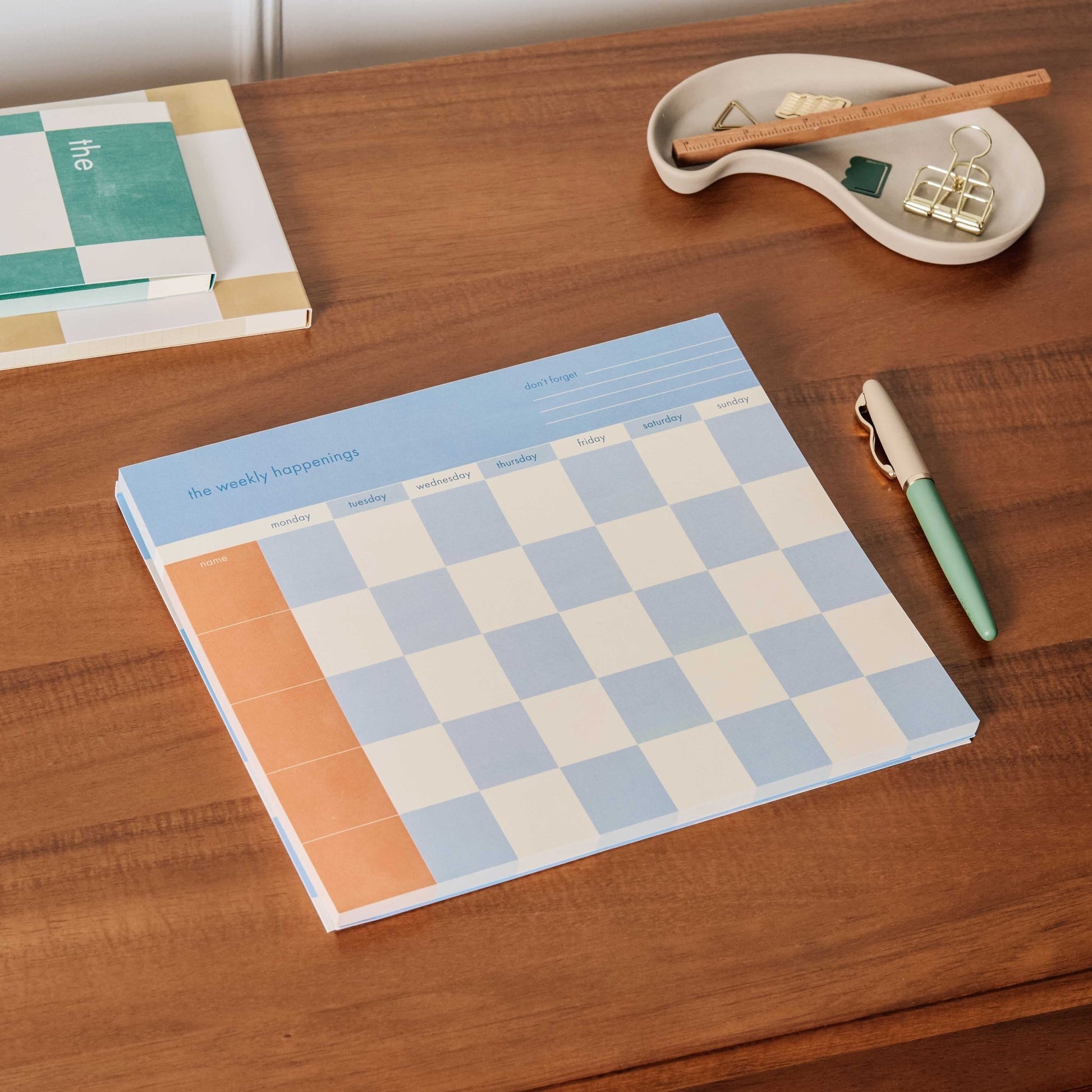 Weekly Happenings Undated List Pad - vibeboxshop