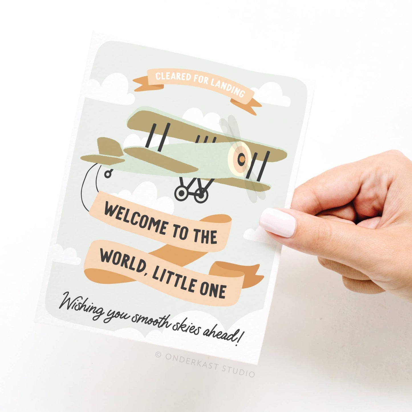 Welcome to the World, Little One! Greeting Card - vibeboxshop