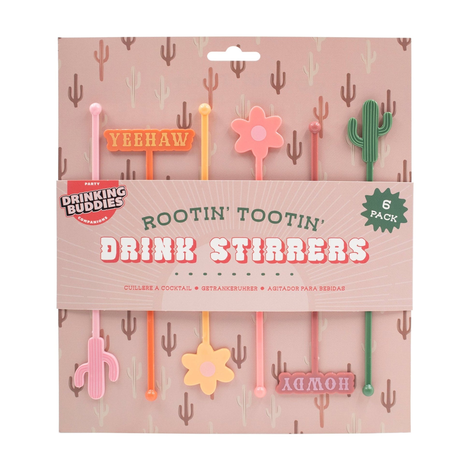 Western Drink Stirrers - 6 Pack - vibeboxshop