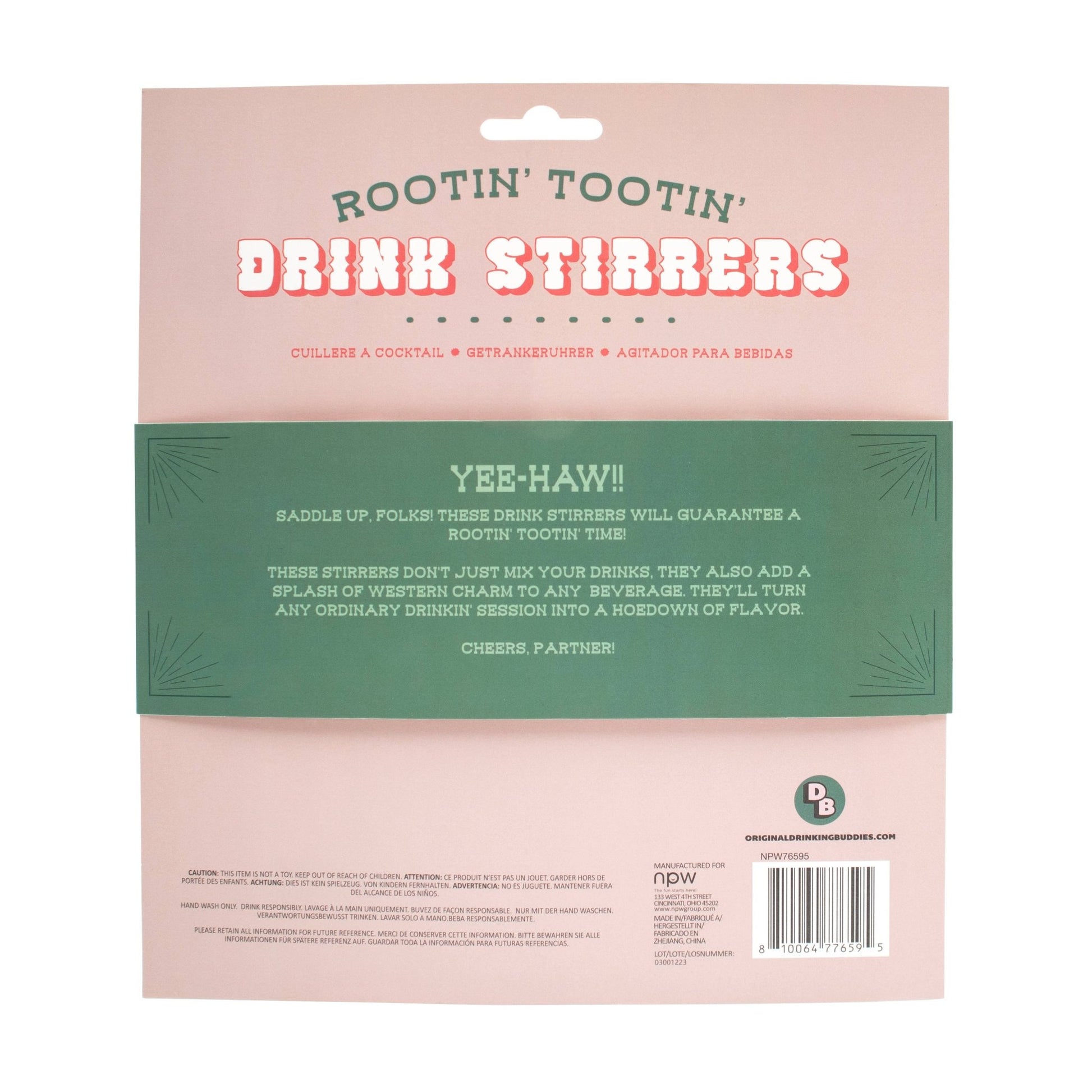 Western Drink Stirrers - 6 Pack - vibeboxshop