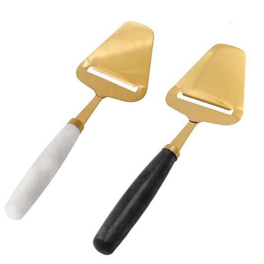White Marble Handheld Cheese Slicer - vibeboxshop