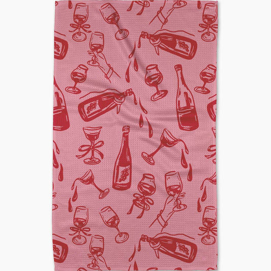 Wining and Dining Tea Towel - vibeboxshop