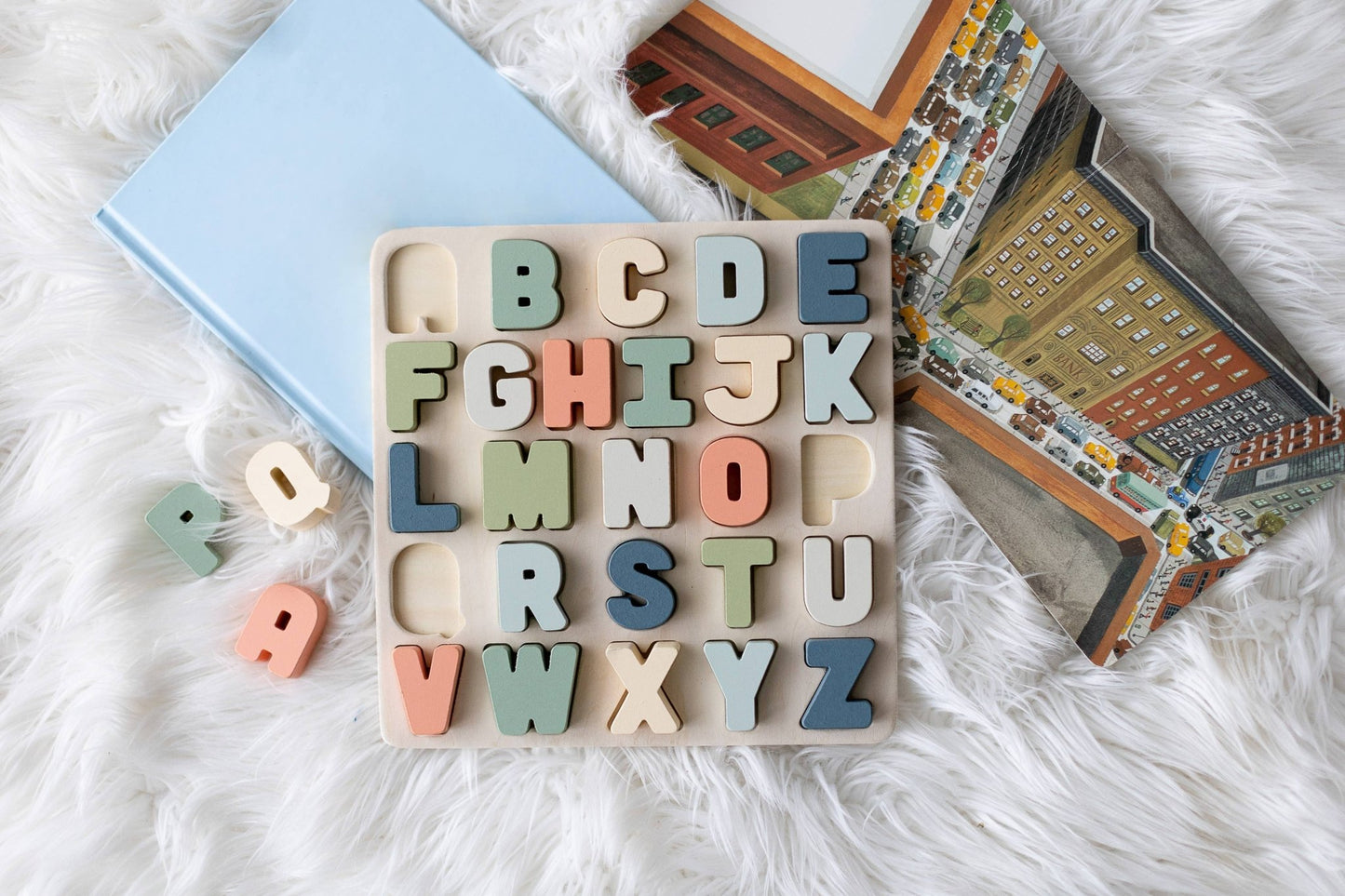 Wooden Alphabet Puzzle - vibeboxshop