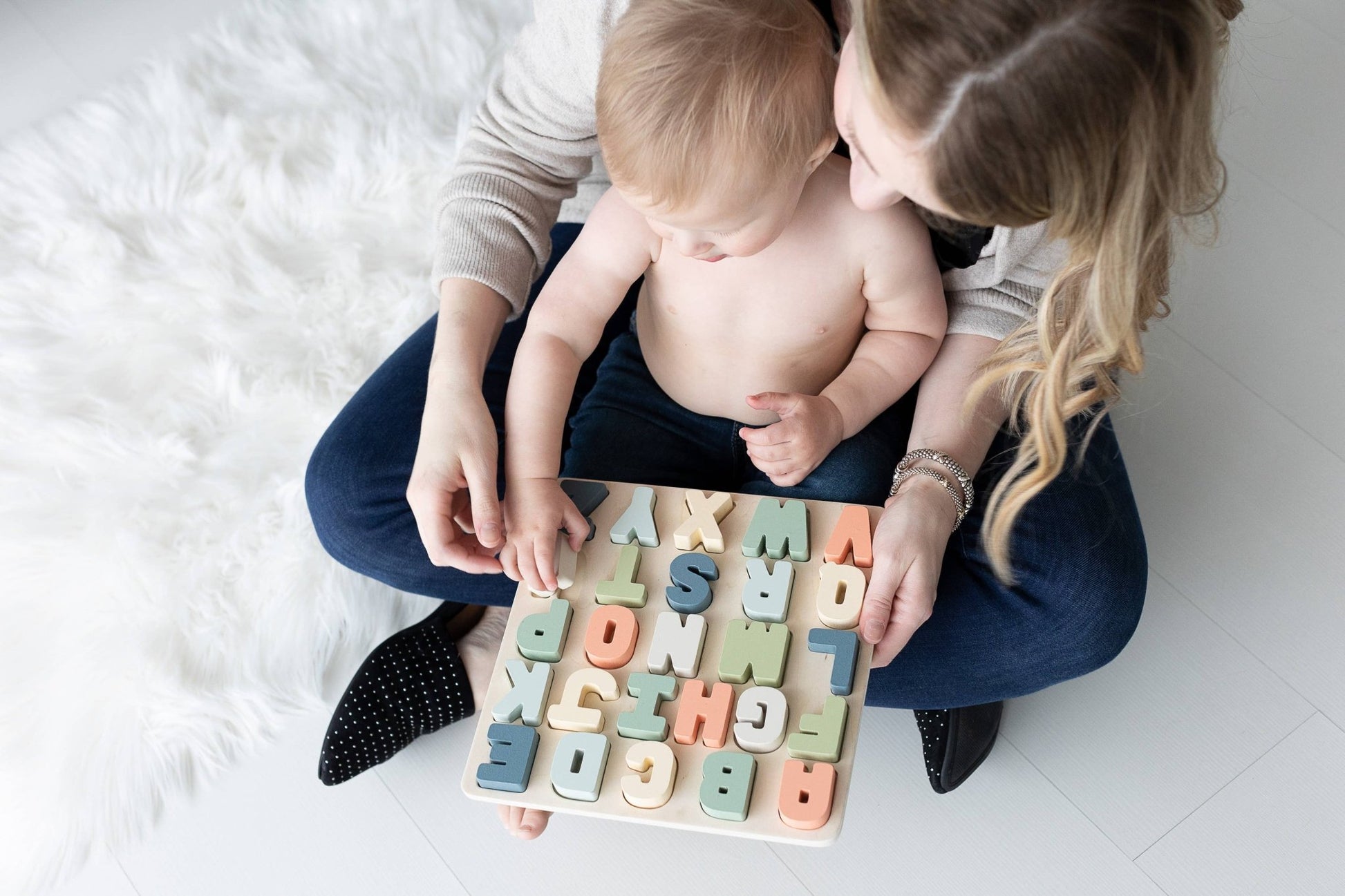 Wooden Alphabet Puzzle - vibeboxshop
