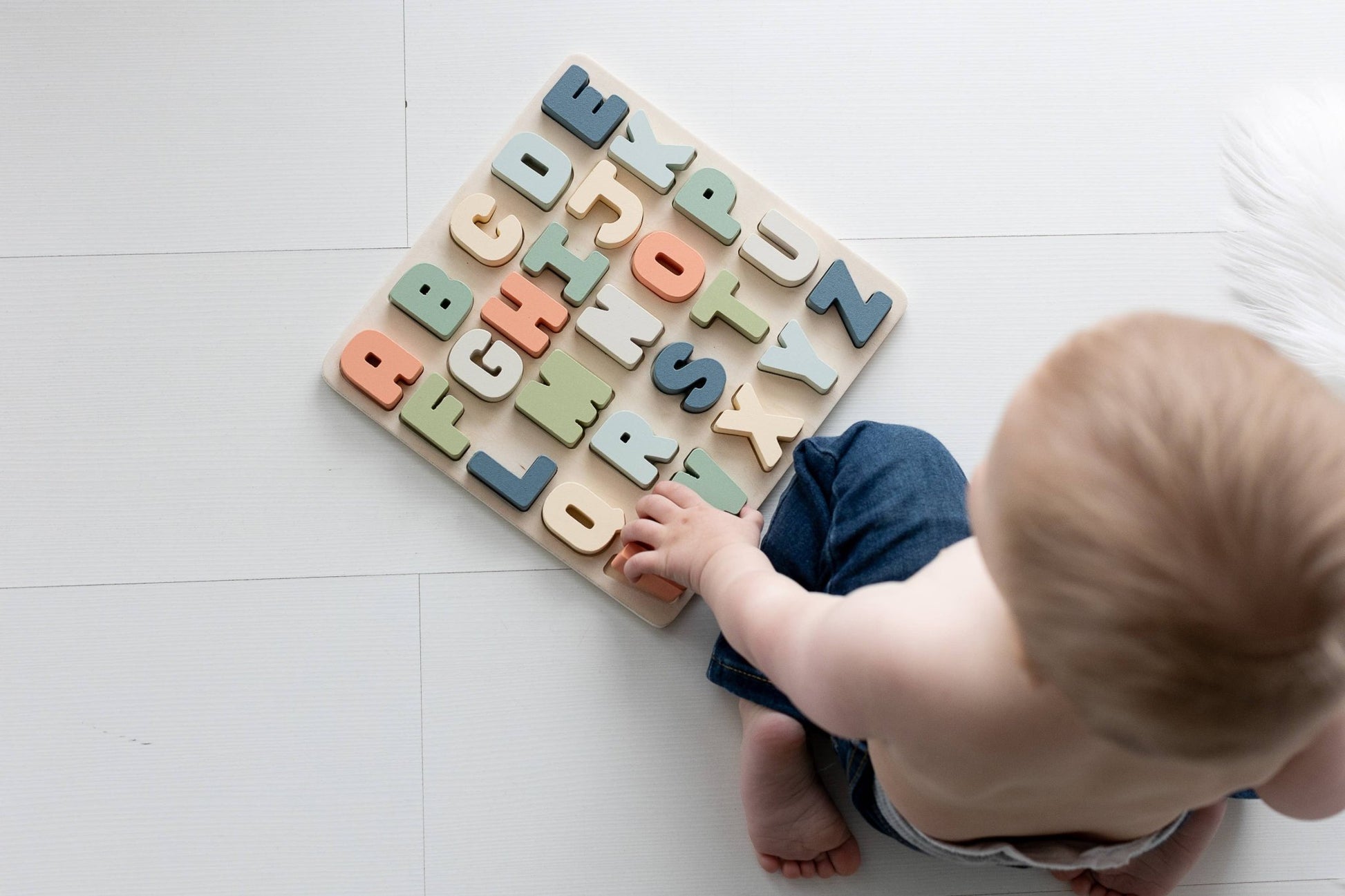Wooden Alphabet Puzzle - vibeboxshop