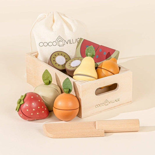 Wooden Fruits Playset - vibeboxshop