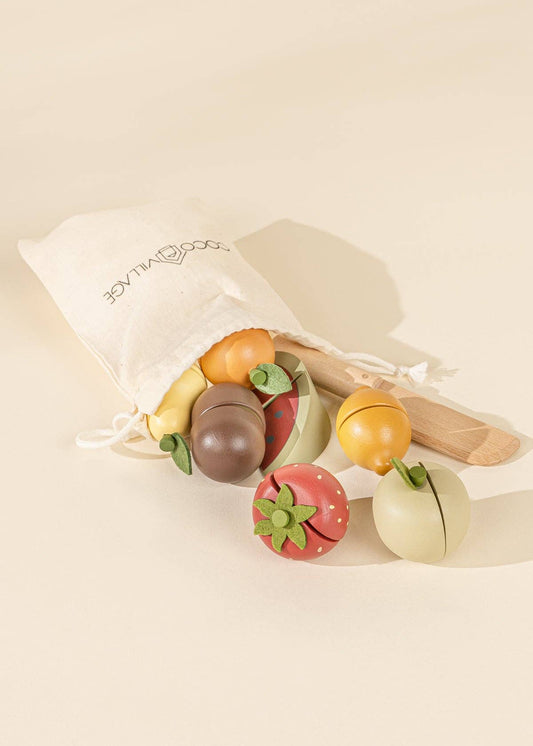 Wooden Fruits Playset - vibeboxshop
