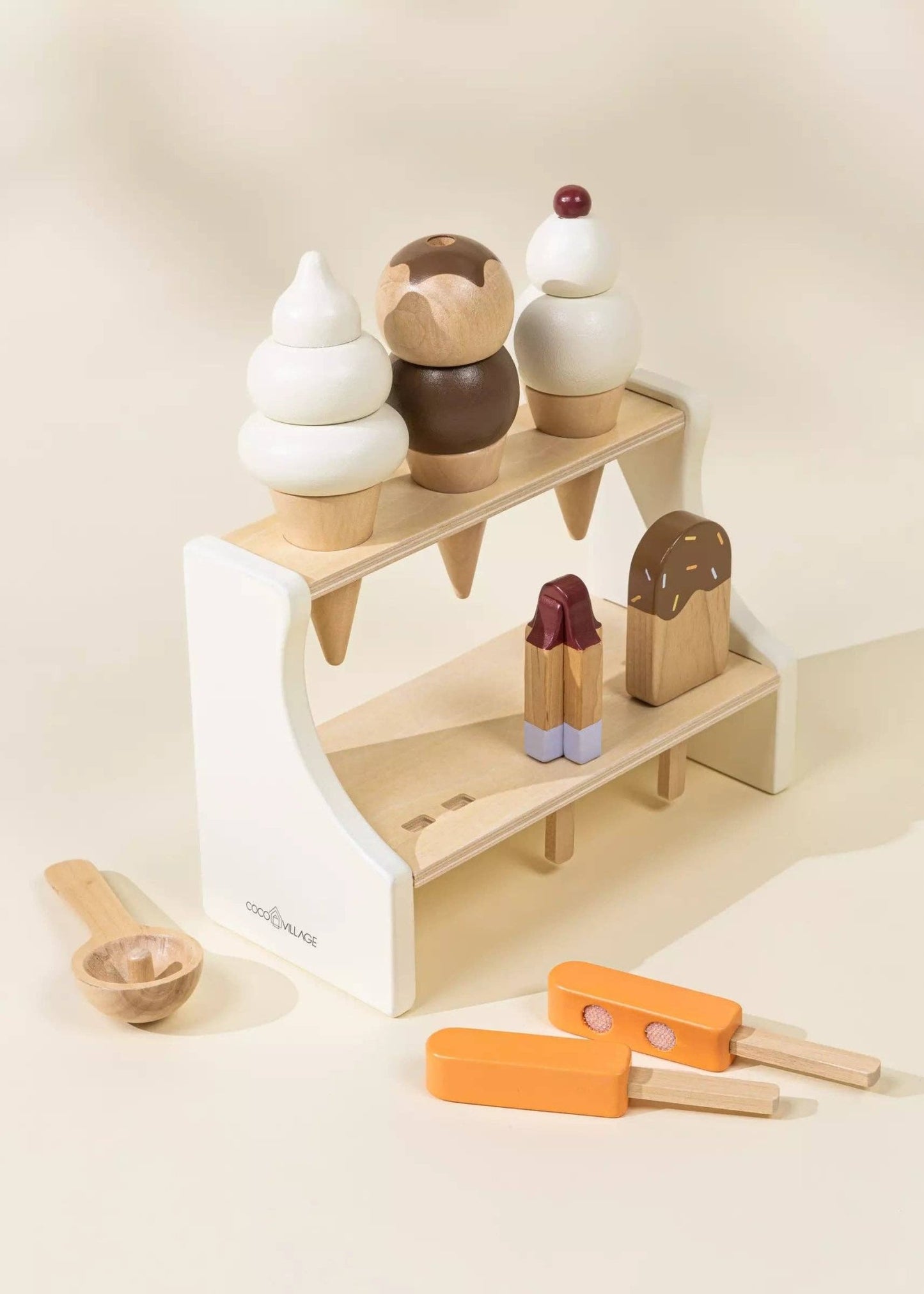 Wooden Ice Cream Stand - vibeboxshop