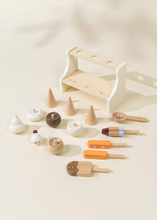 Wooden Ice Cream Stand - vibeboxshop