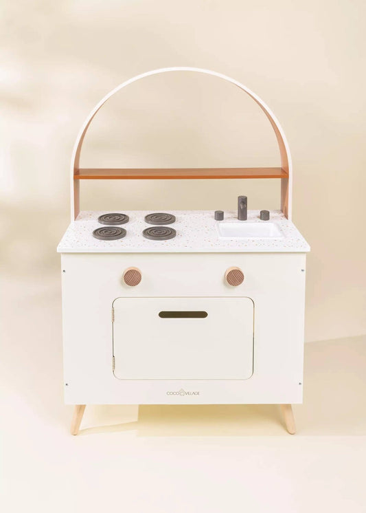 Wooden Play Kitchen - vibeboxshop