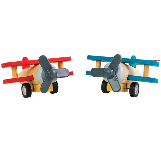 Wooden Pull Back Glider Plane - vibeboxshop