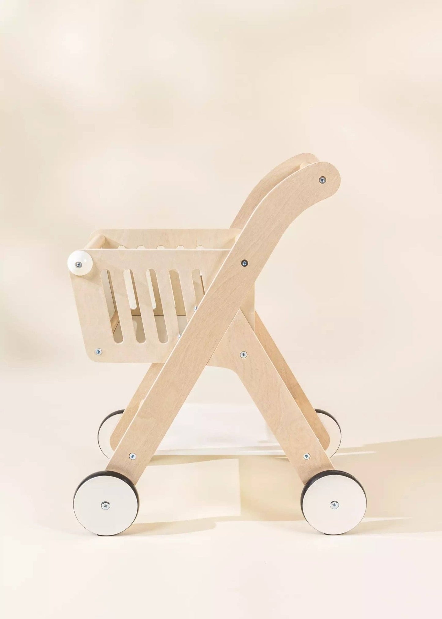Wooden Shopping Cart - Pretend Play - vibeboxshop