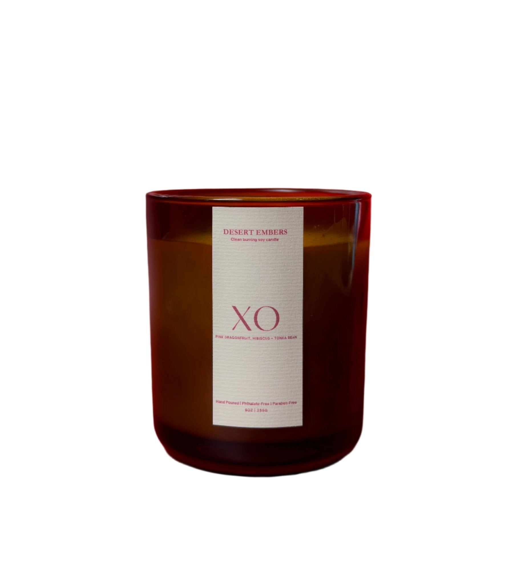 XO: Hibiscus + Dragonfruit Soy Candle  - vibeboxshop