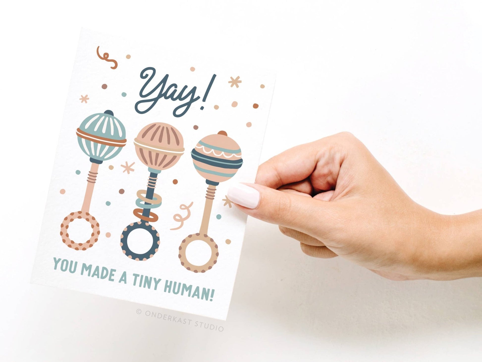 You Made a Tiny Human Greeting Card - vibeboxshop