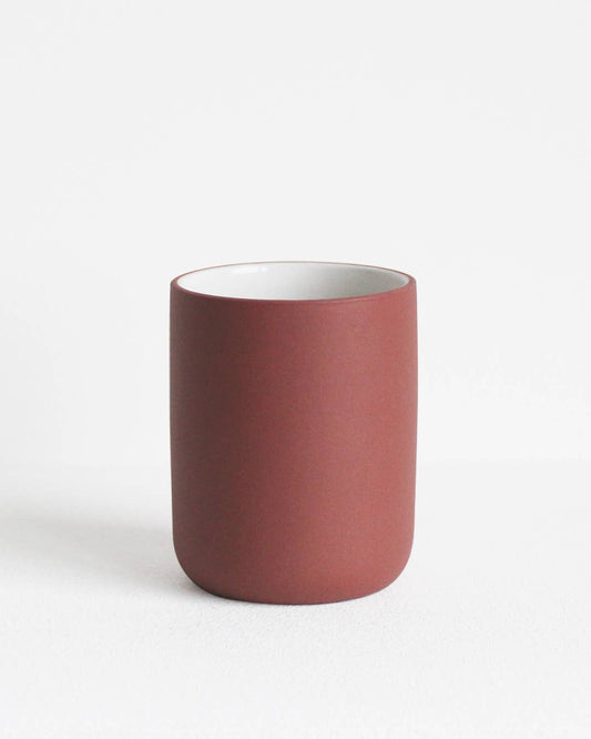 Archive stoneware cup 150 ml | terracotta
