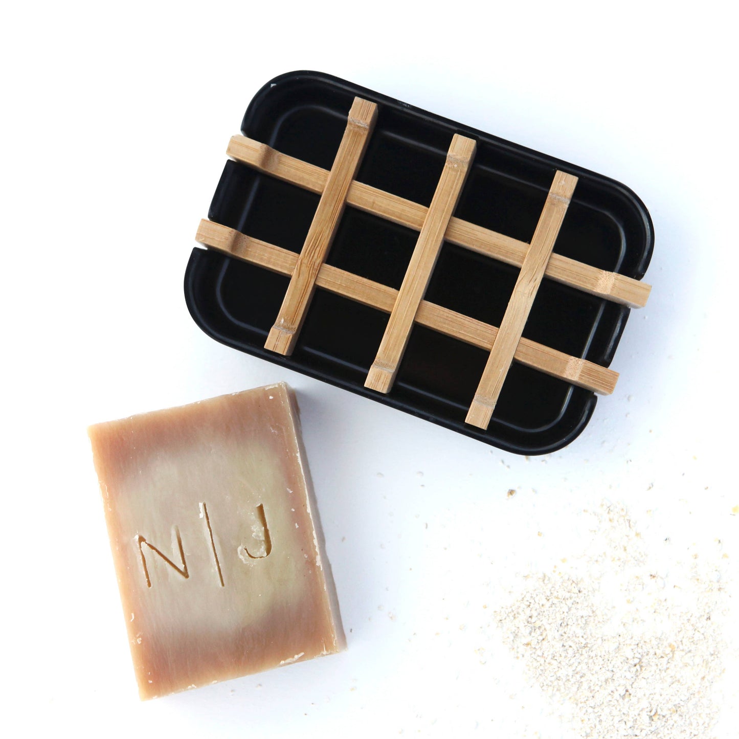 Black Bamboo Soap Dishes