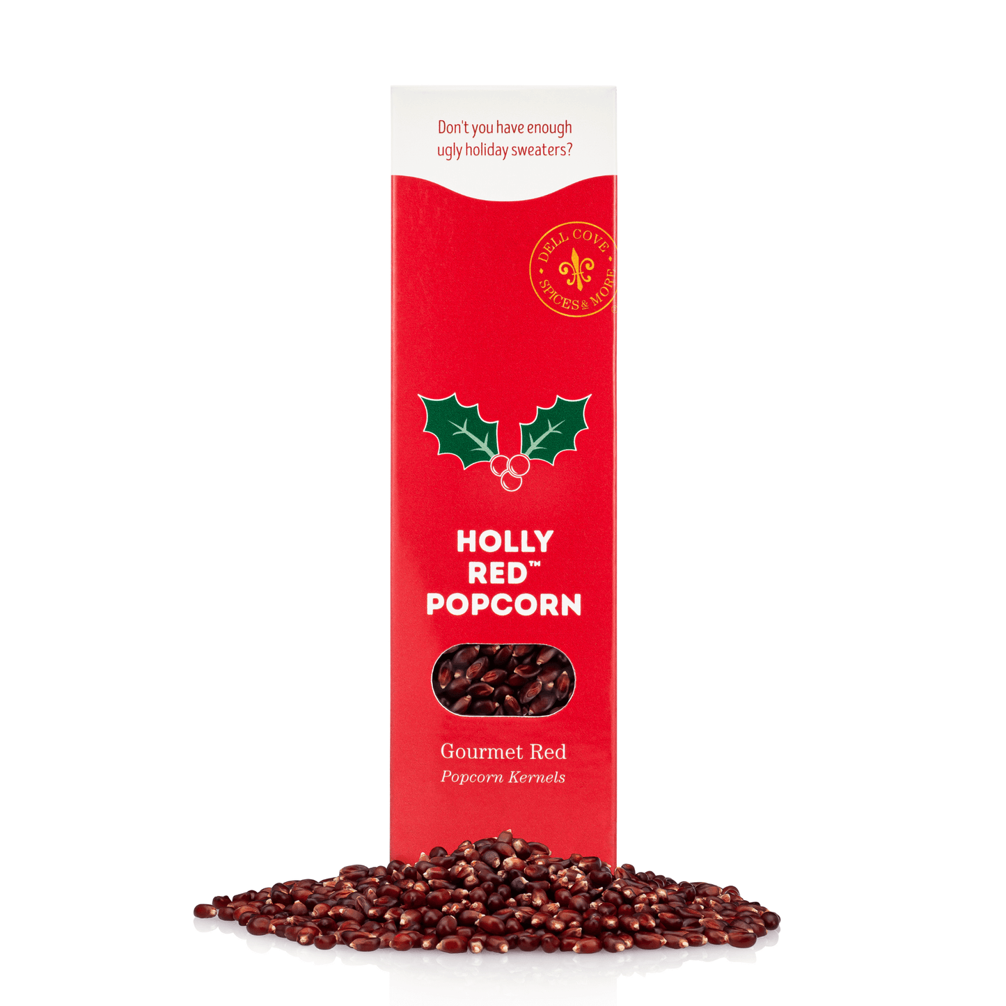 Holly Red Popcorn Kernels - Christmas Holiday Popcorn Gift