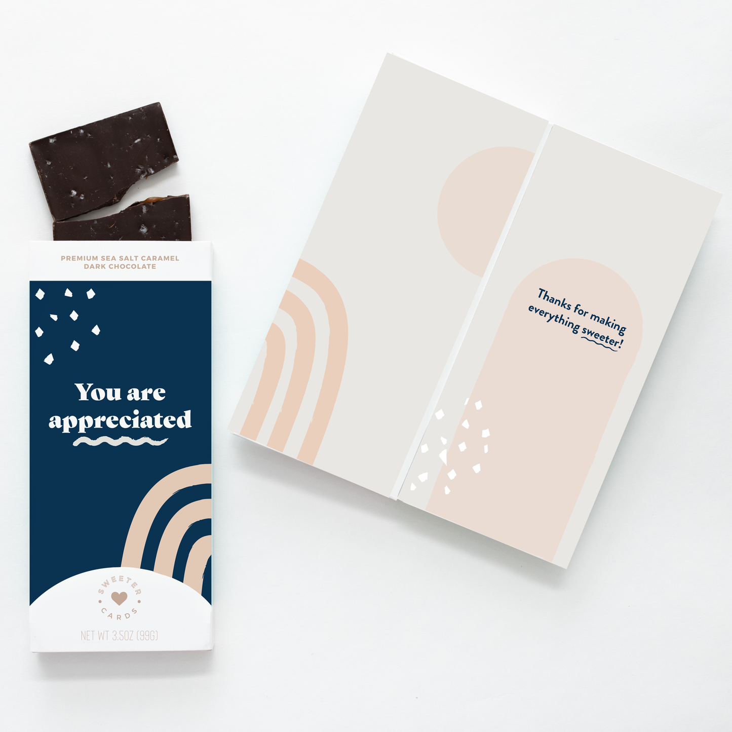 Chocolate-Filled You are Appreciated Greeting Card