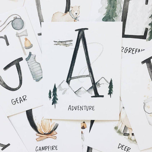 Alphabet Adventure Flash Cards | Card Set - vibeboxshop