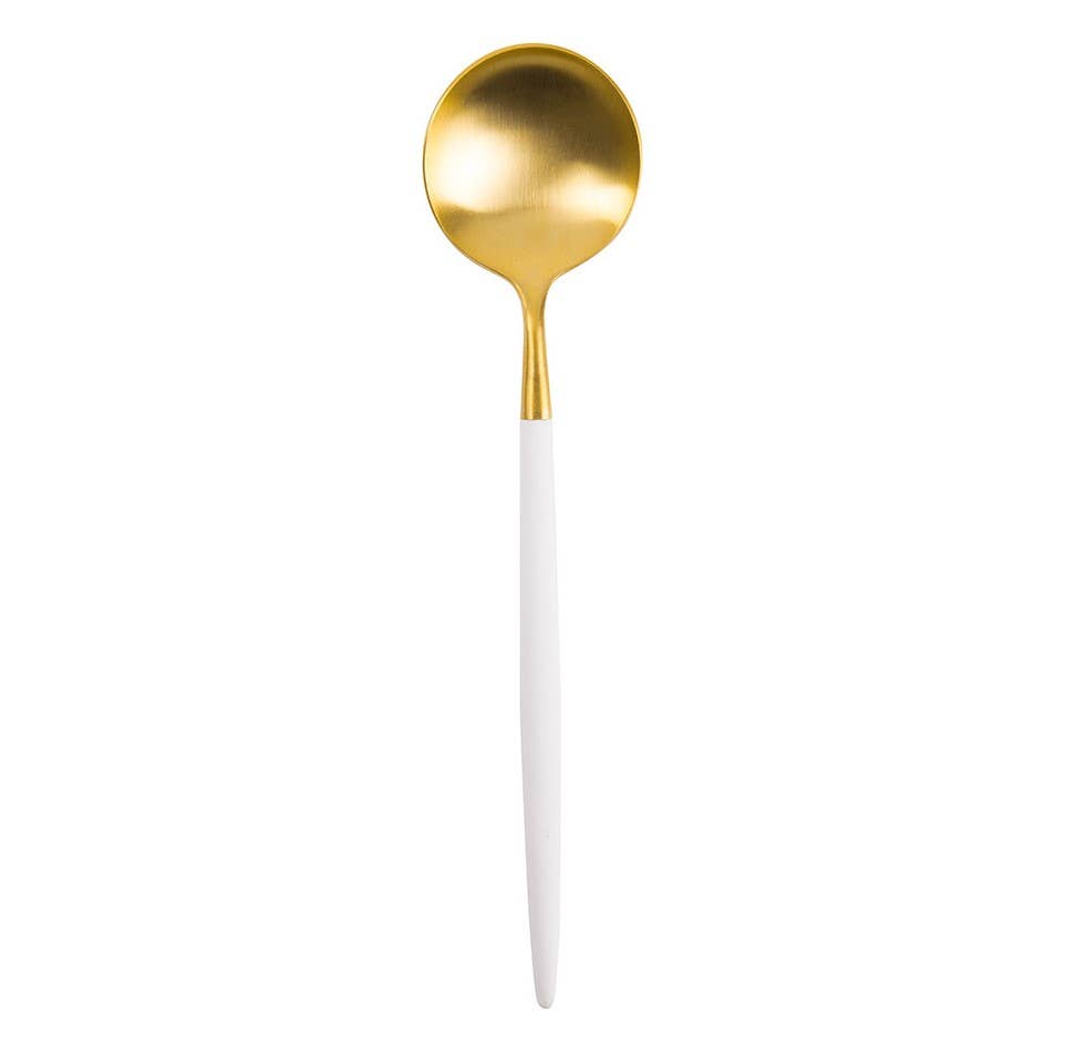 Gold & White Coffee/Tea Spoon
