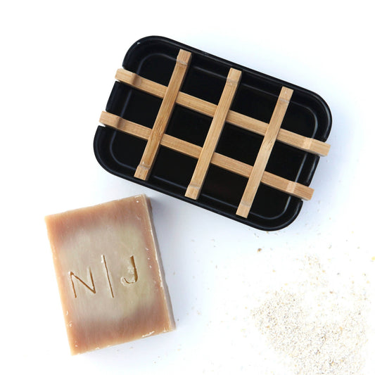 Black Bamboo Soap Dishes - vibeboxshop